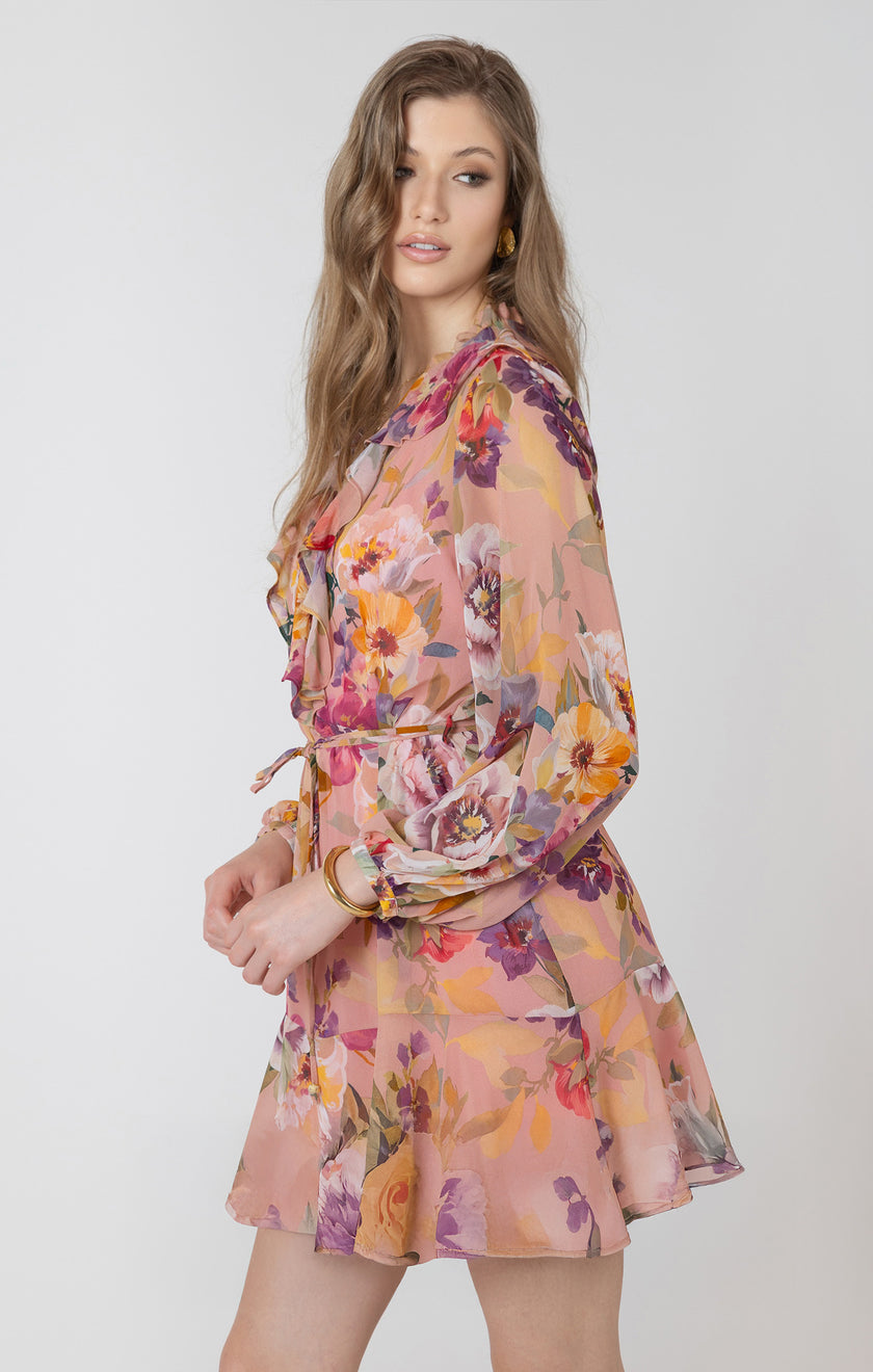 Lane Belted Mini Dress