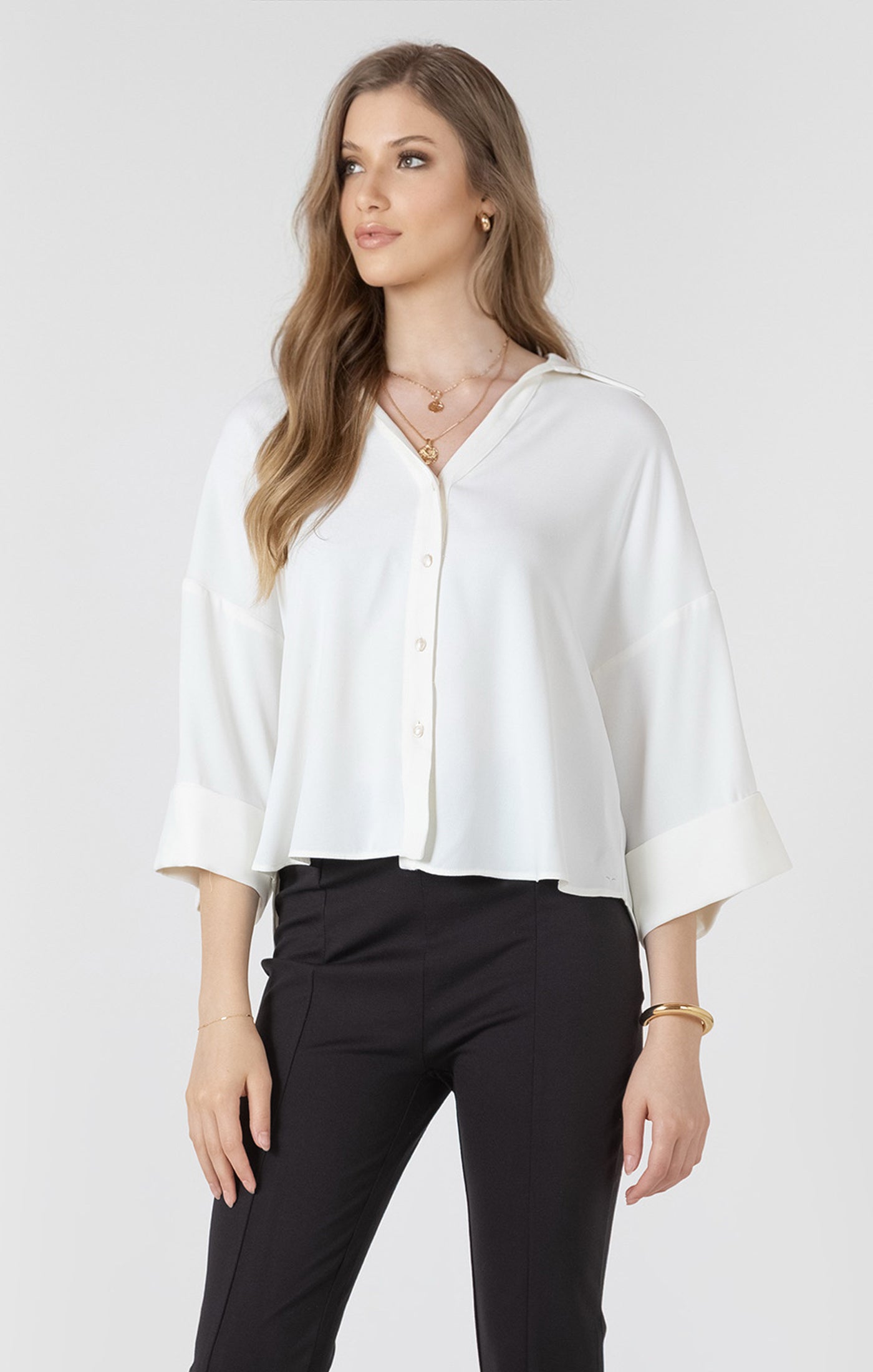 Lorelai Button Front Blouse
