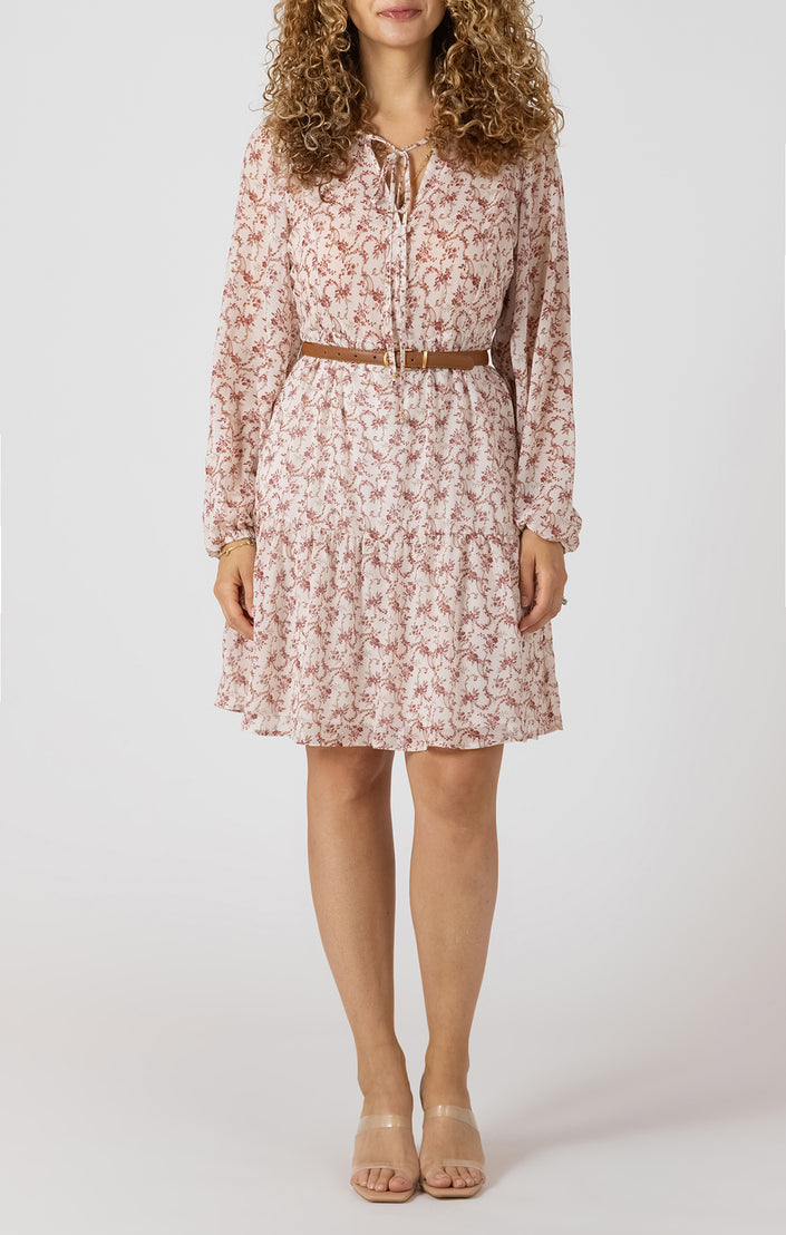 Floral Vine Mini Dress