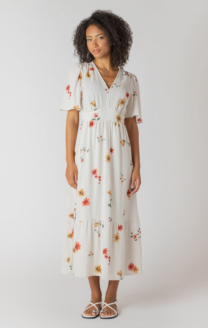 Hyacinth Floral Maxi Dress