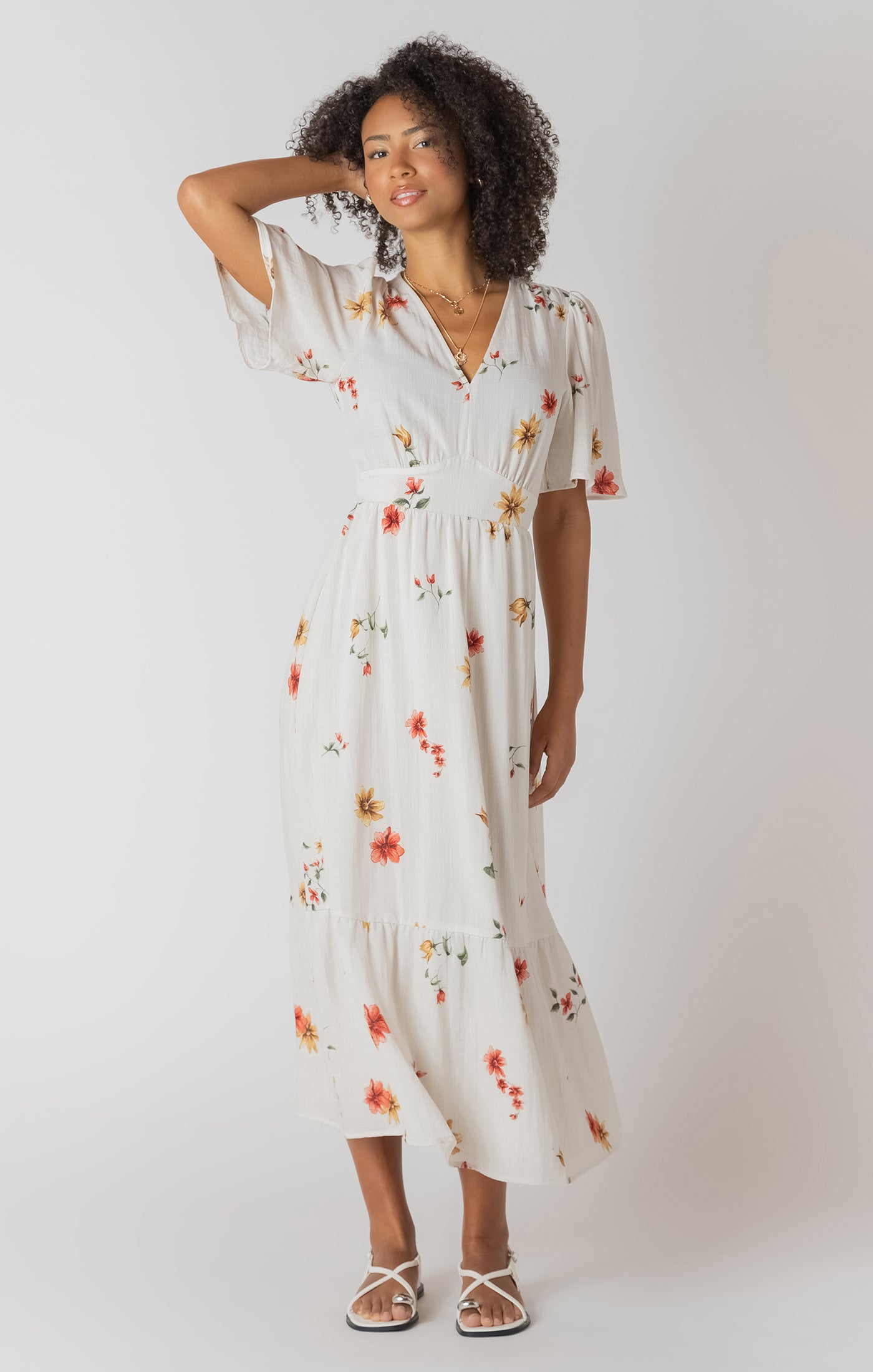 Hyacinth Floral Maxi Dress