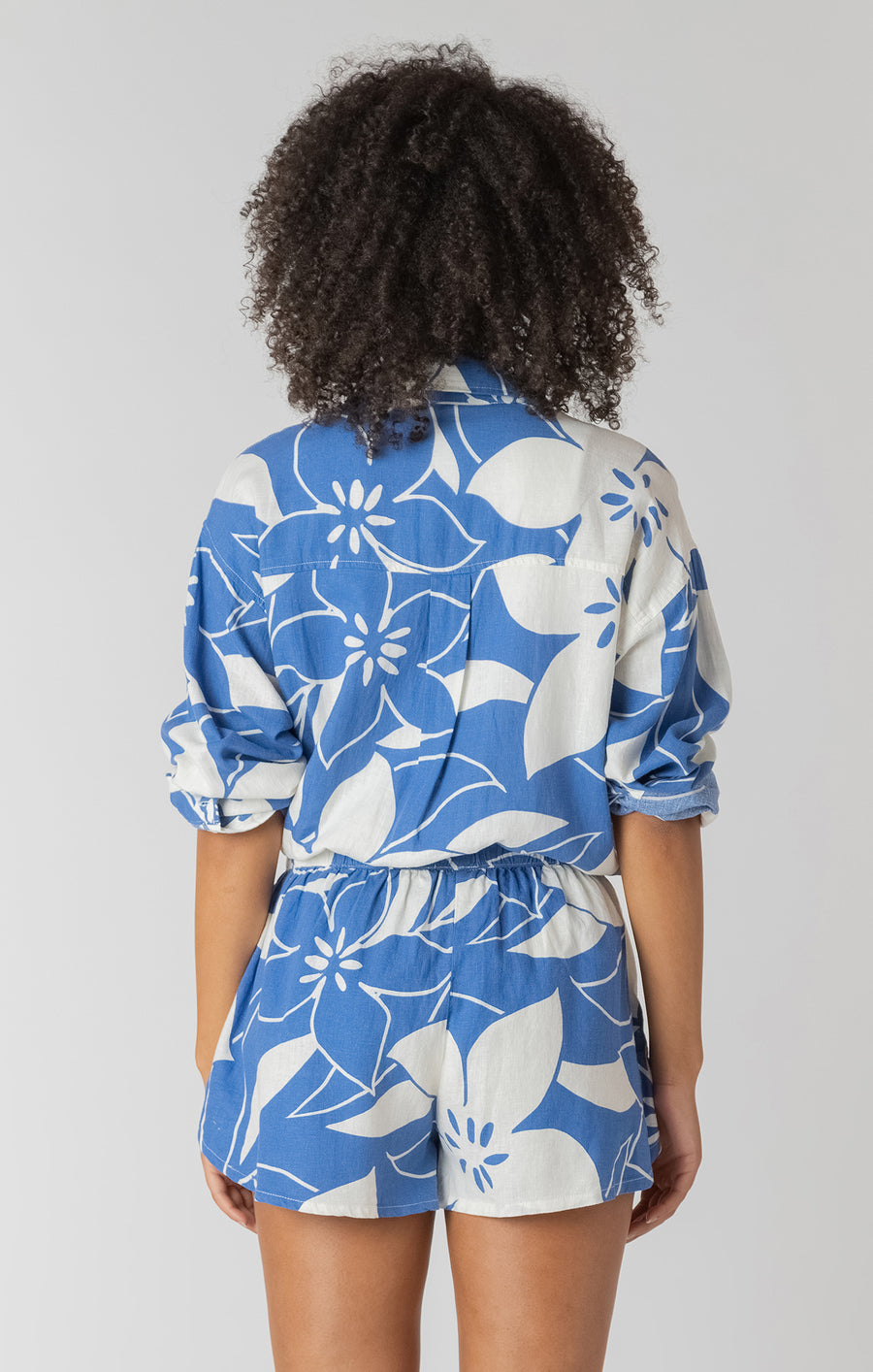 Cora Floral Button Up Top