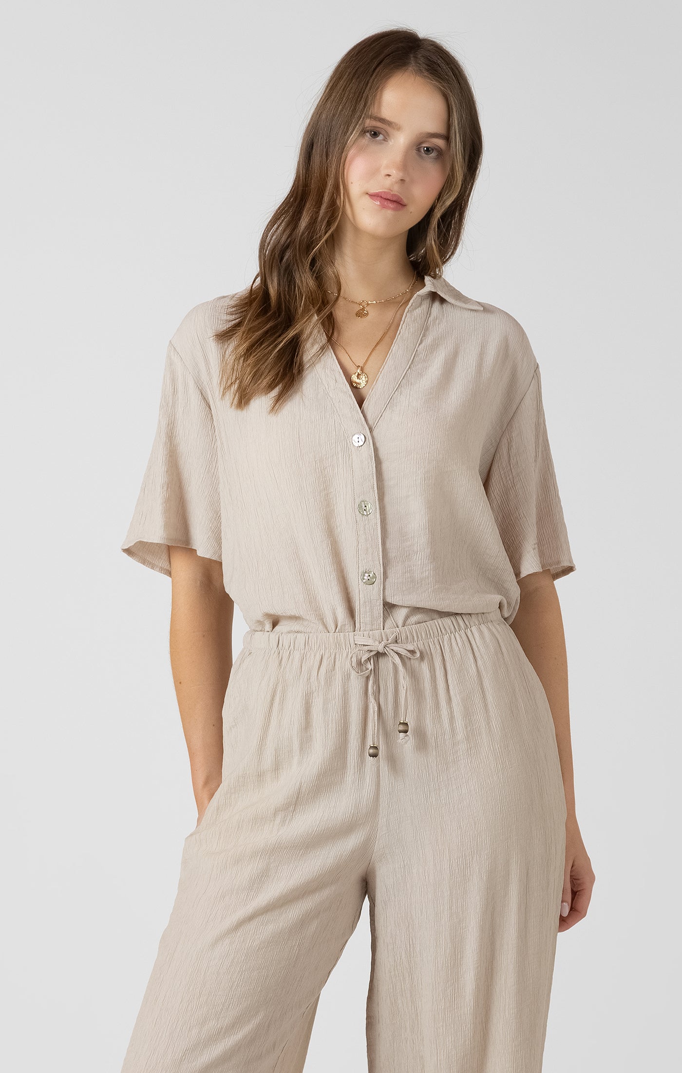 Terri Drawstring Wide Pant