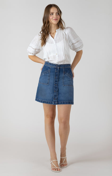 Kali Denim Mini Skirt