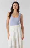 Lilac haze scoop neck ribbed sweater tank Dex