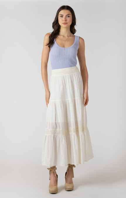 Eliana Crochet Maxi Skirt