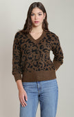 Zyra sweater cheetah print