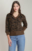 Zyra sweater cheetah print