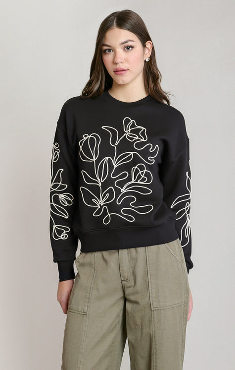 Juliana Sweatshirt embroidered sweatshirt