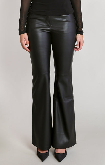 dex faux leather trouser