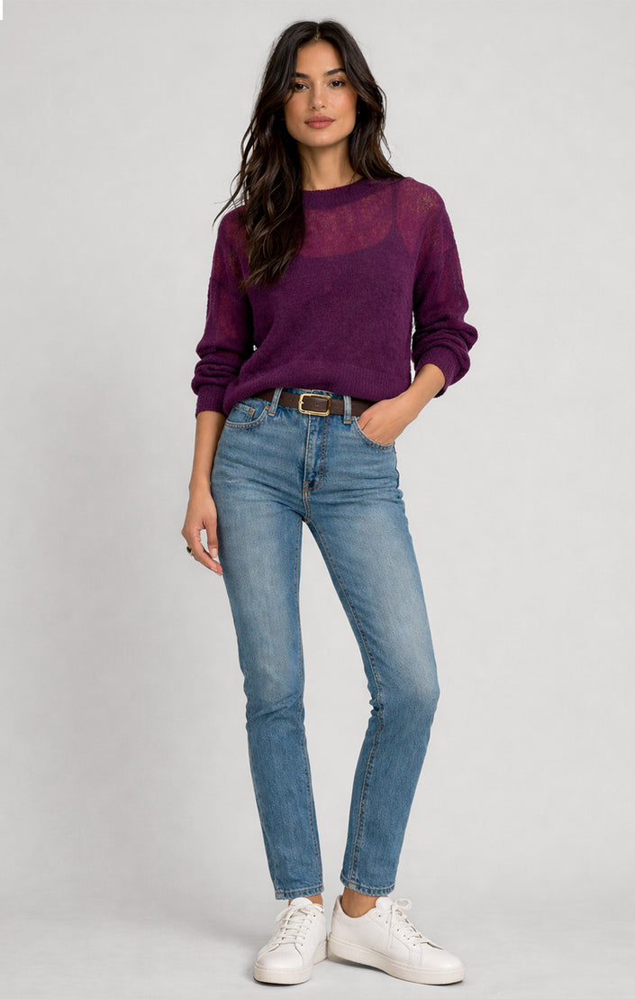 Plum Sweater