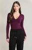 dex womens purple bodysuit