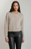 black tape womens pearl cardigan