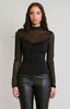 Black Tape sheer longsleeve