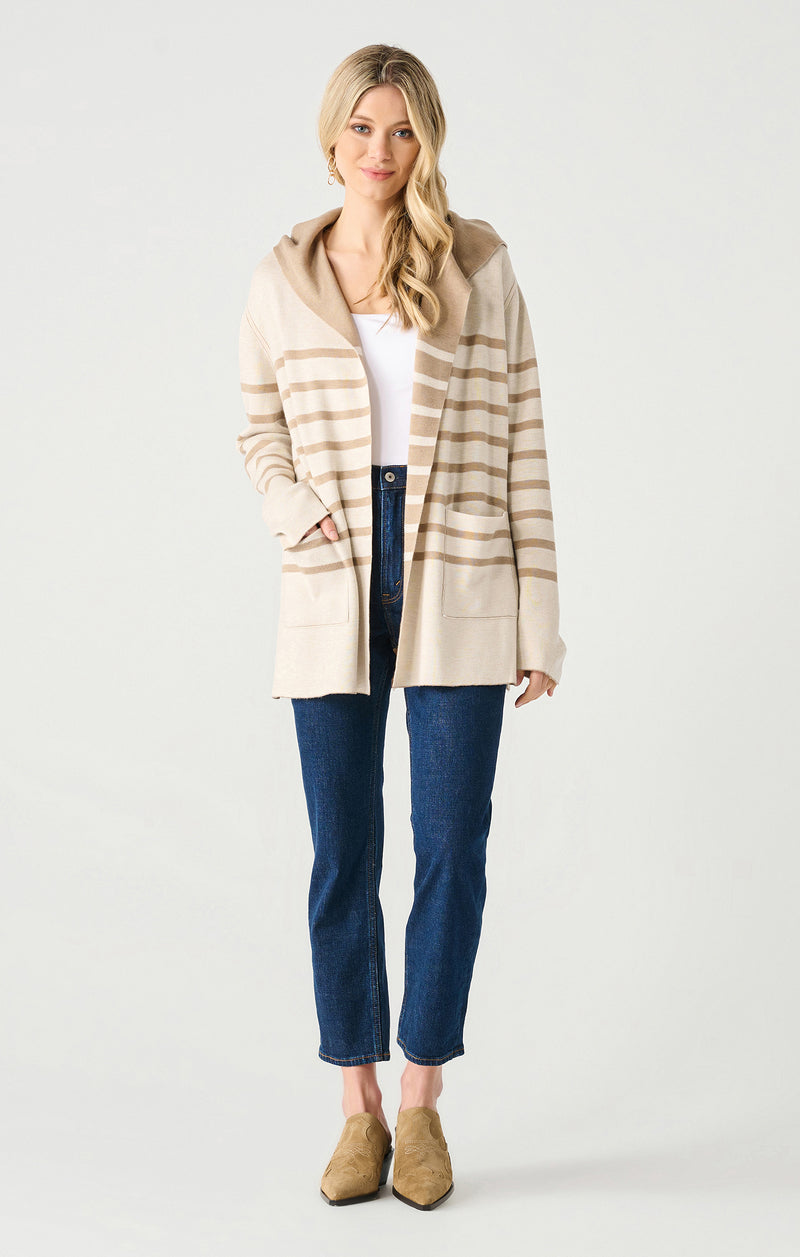 Alina Reversible Hooded Cardigan