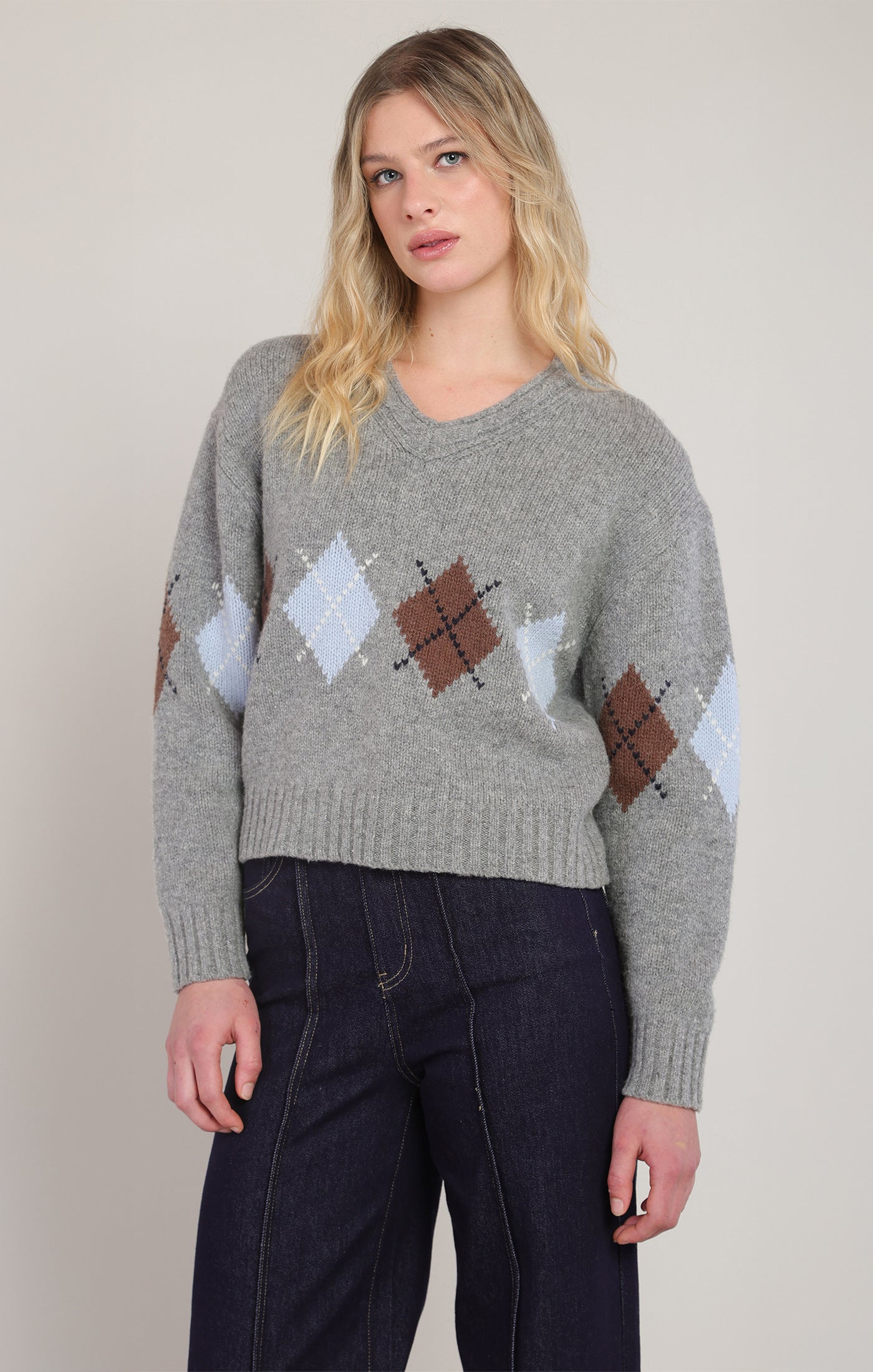 Room 4 Argyle rhea sweater