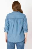 Paige Curvy Denim Shirt
