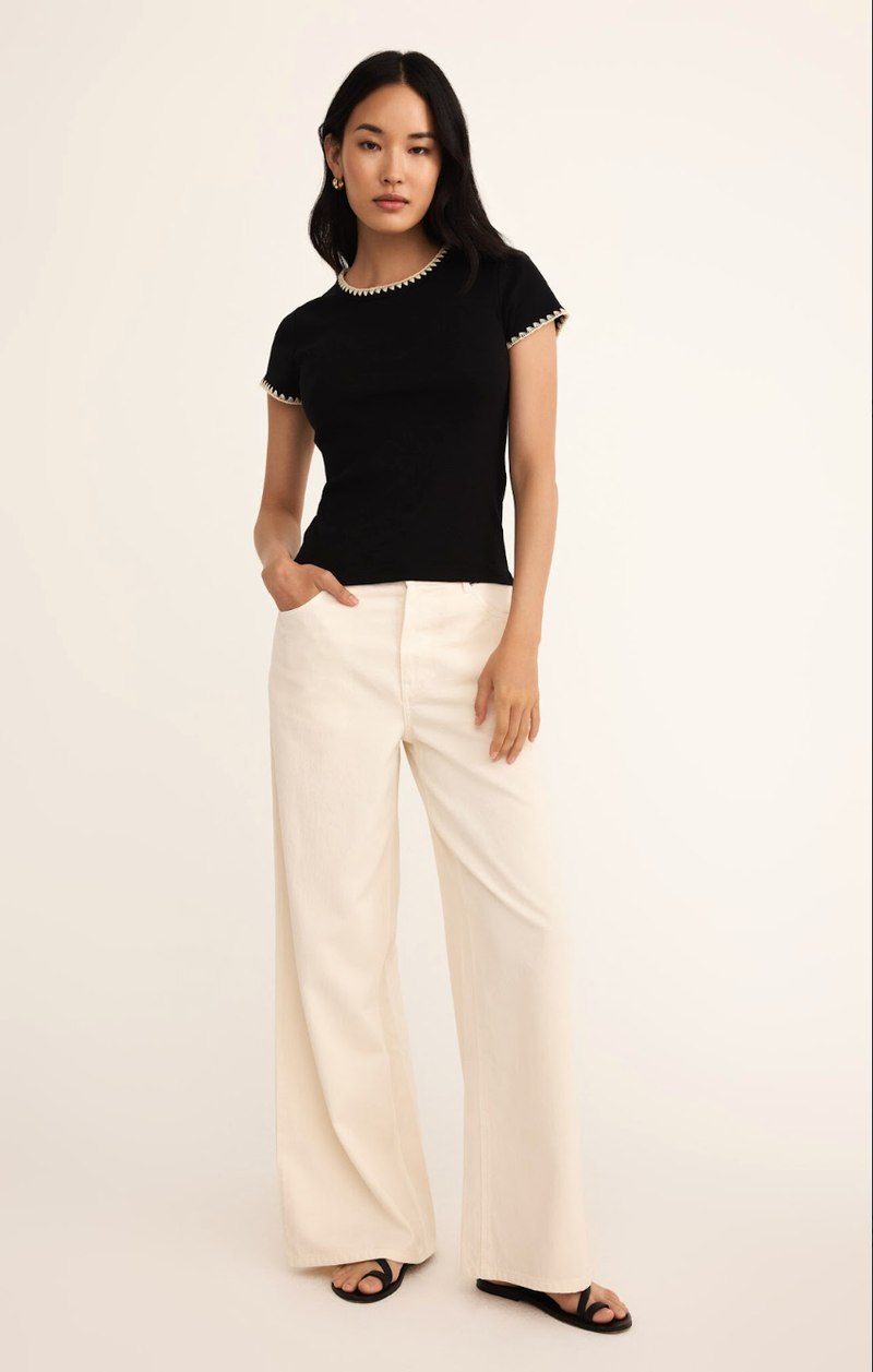 Cassie Rib Tee