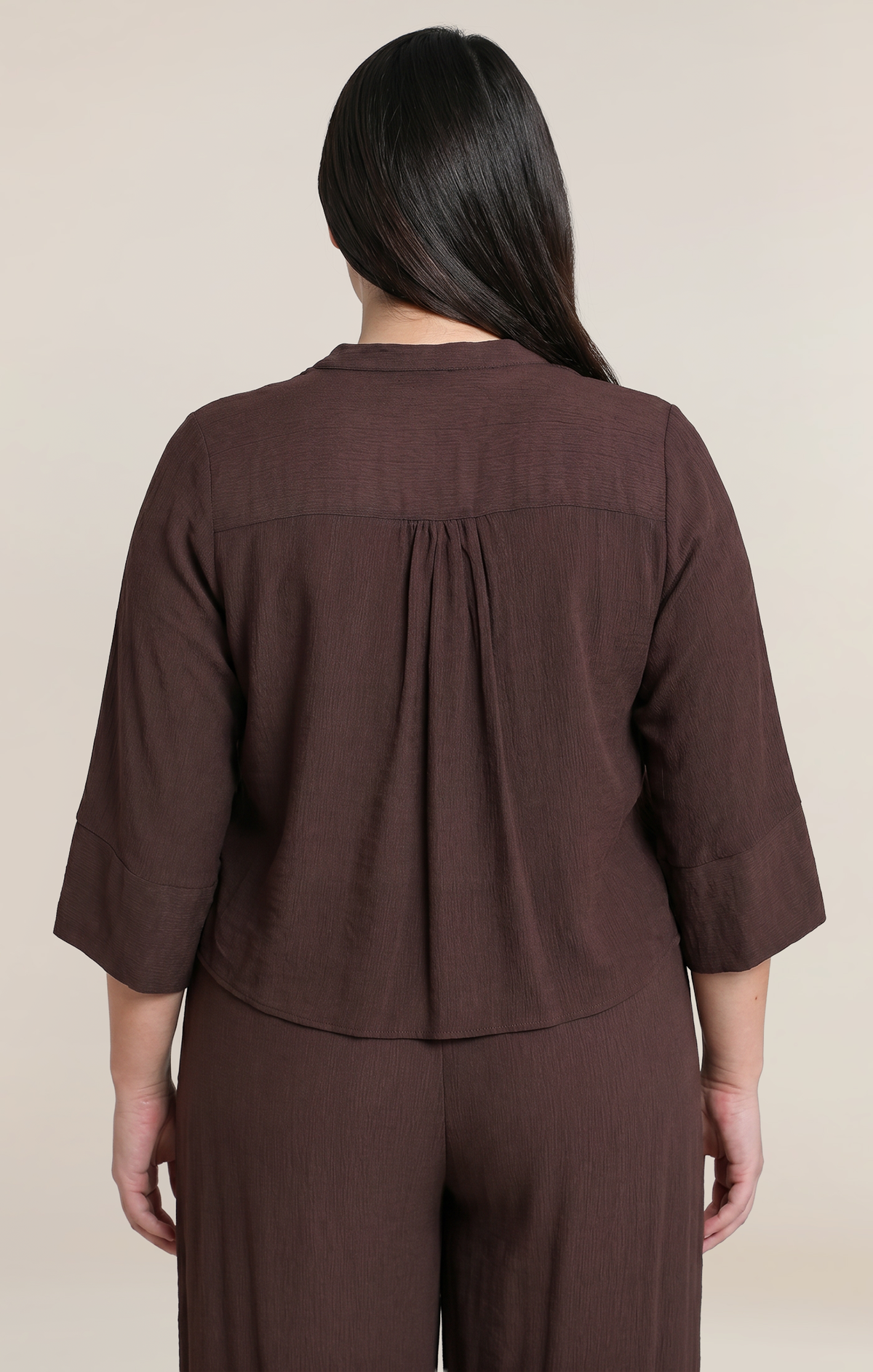 Curvy Cocoa Blouse