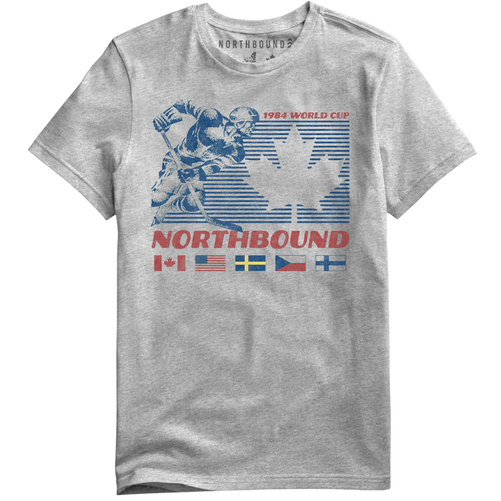 MENS VINTAGE 1984 WORLD CUP HOCKEY TEE NORTHBOUND
