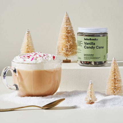 Vanilla Candy Cane Superfood Tea Blend - Distractions Clothing
