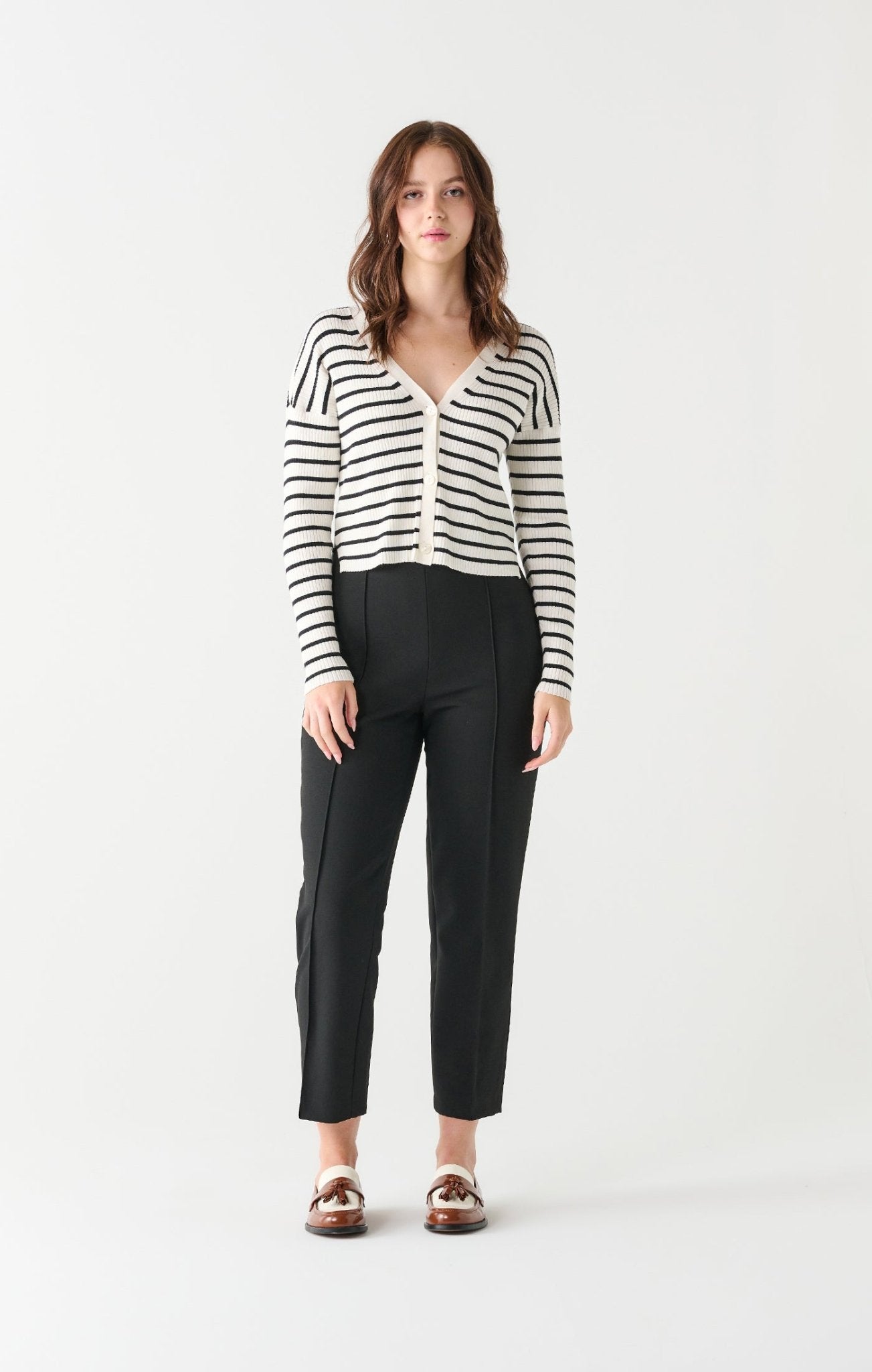 Vivienne Cropped Trousers - Distractions Clothing