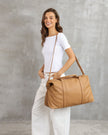 Alexis Stripe Weekender Travel Bag