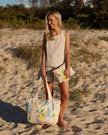 Charlotte Canvas Lemon Tote Bag
