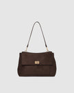 Arden Suede Shoulder Bag