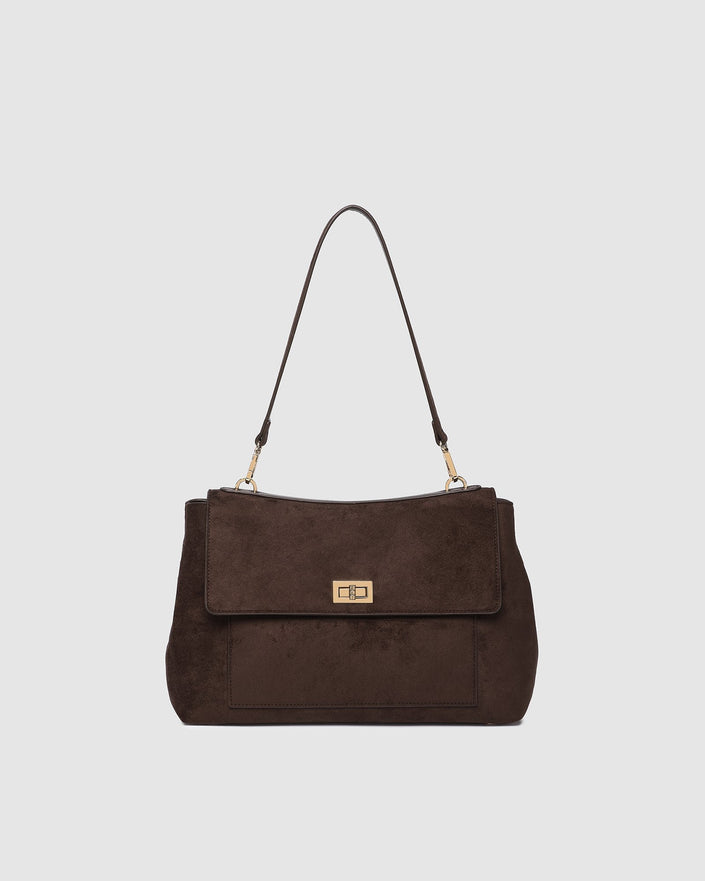 Arden Suede Shoulder Bag