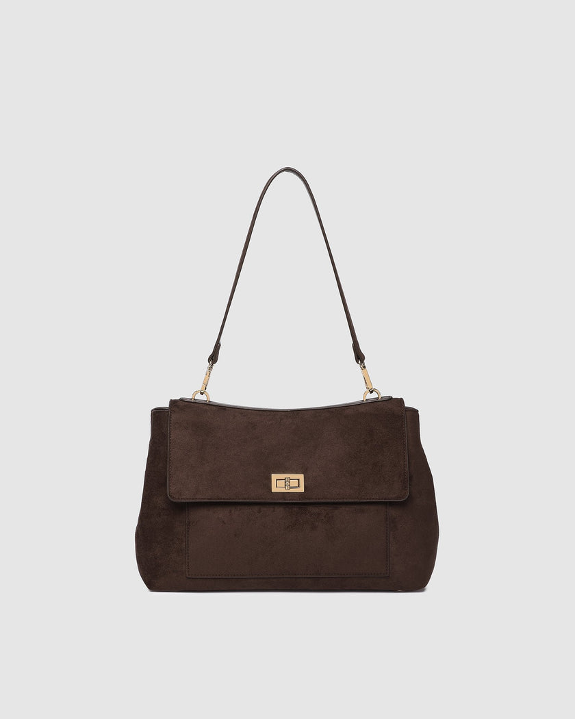 Arden Suede Shoulder Bag