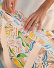 Charlotte Canvas Lemon Tote Bag