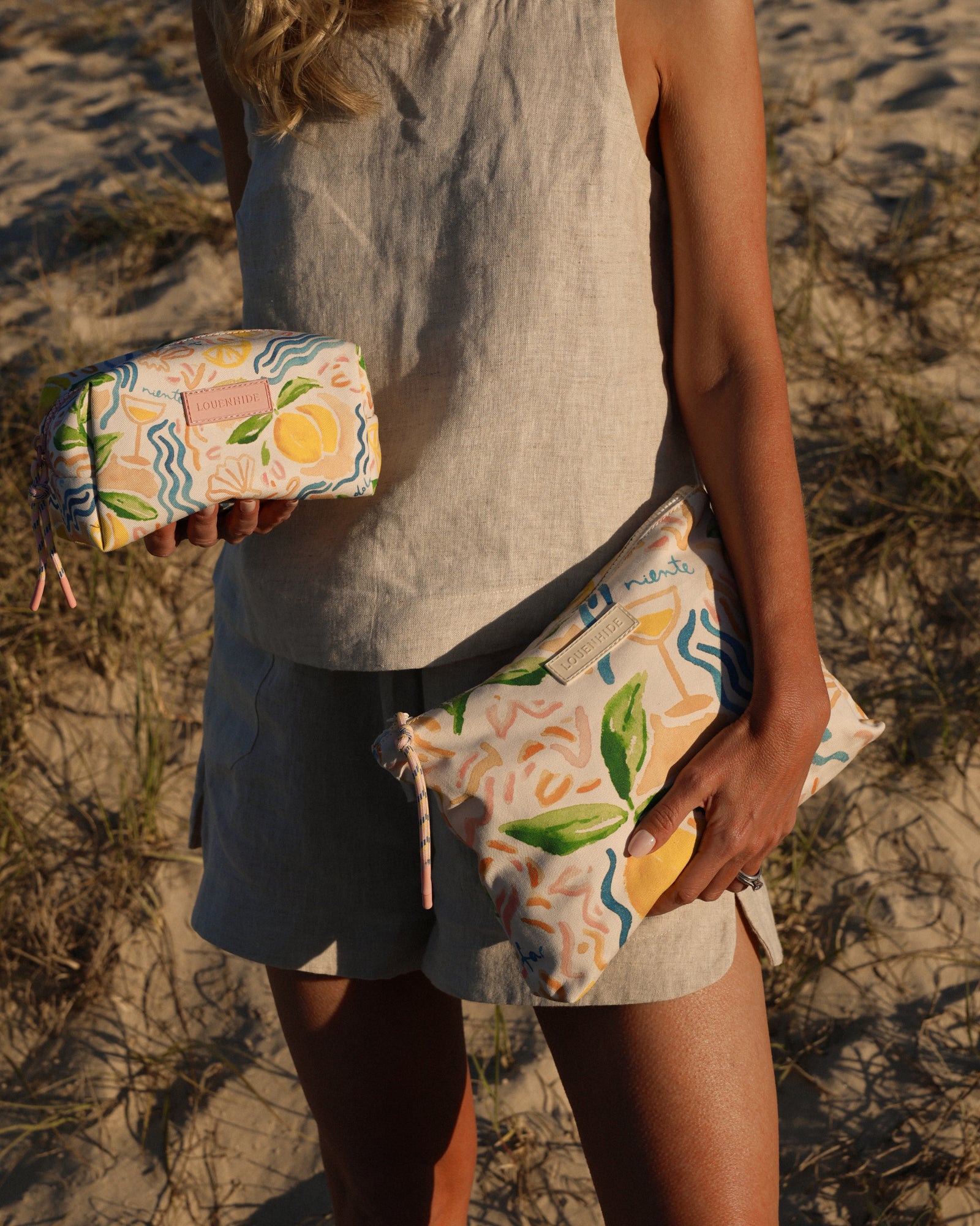 Bambi Lemon Makeup Bag