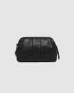albie cosmetic case saddle black