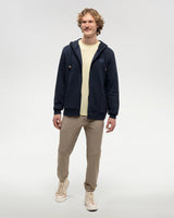 Woodblock Ten Zip Hoodie - Distractions Clothing