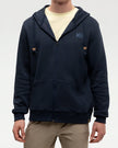 Woodblock Ten Zip Hoodie - Distractions Clothing
