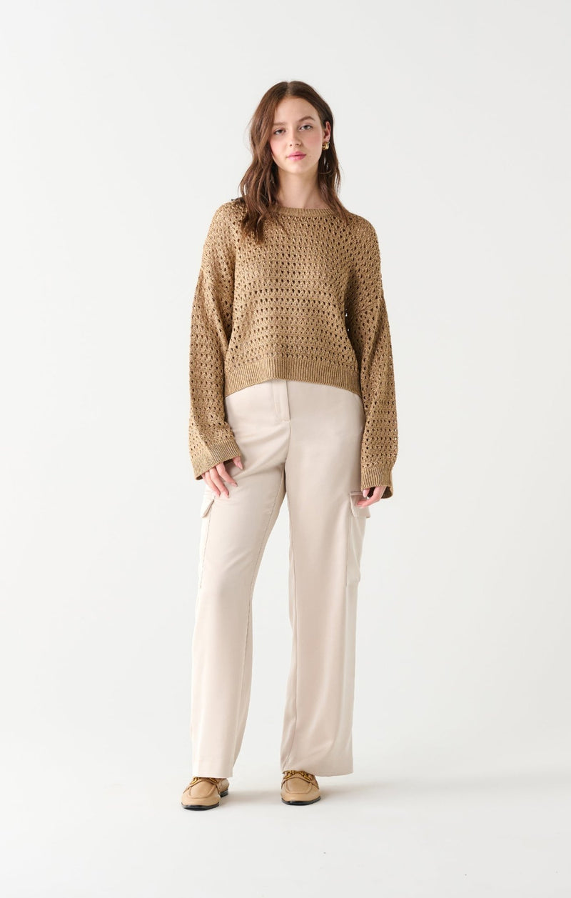 Xander Crochet Knit Sweater - Distractions Clothing