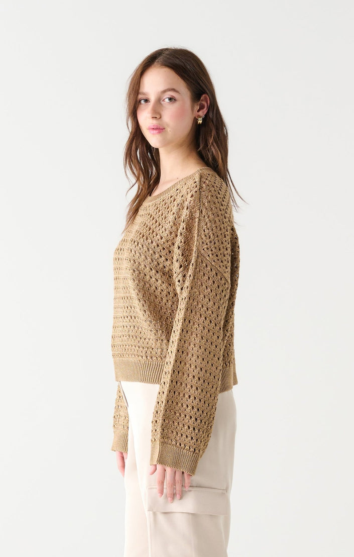 Xander Crochet Knit Sweater - Distractions Clothing