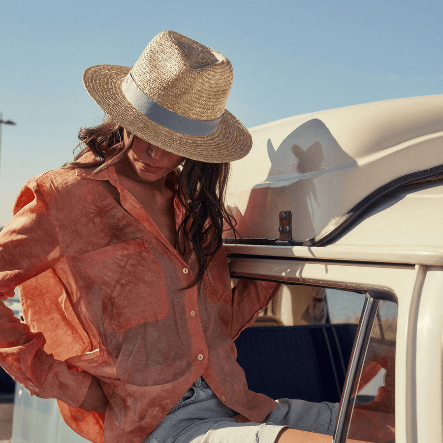 Zira Straw Fedora - Distractions Clothing