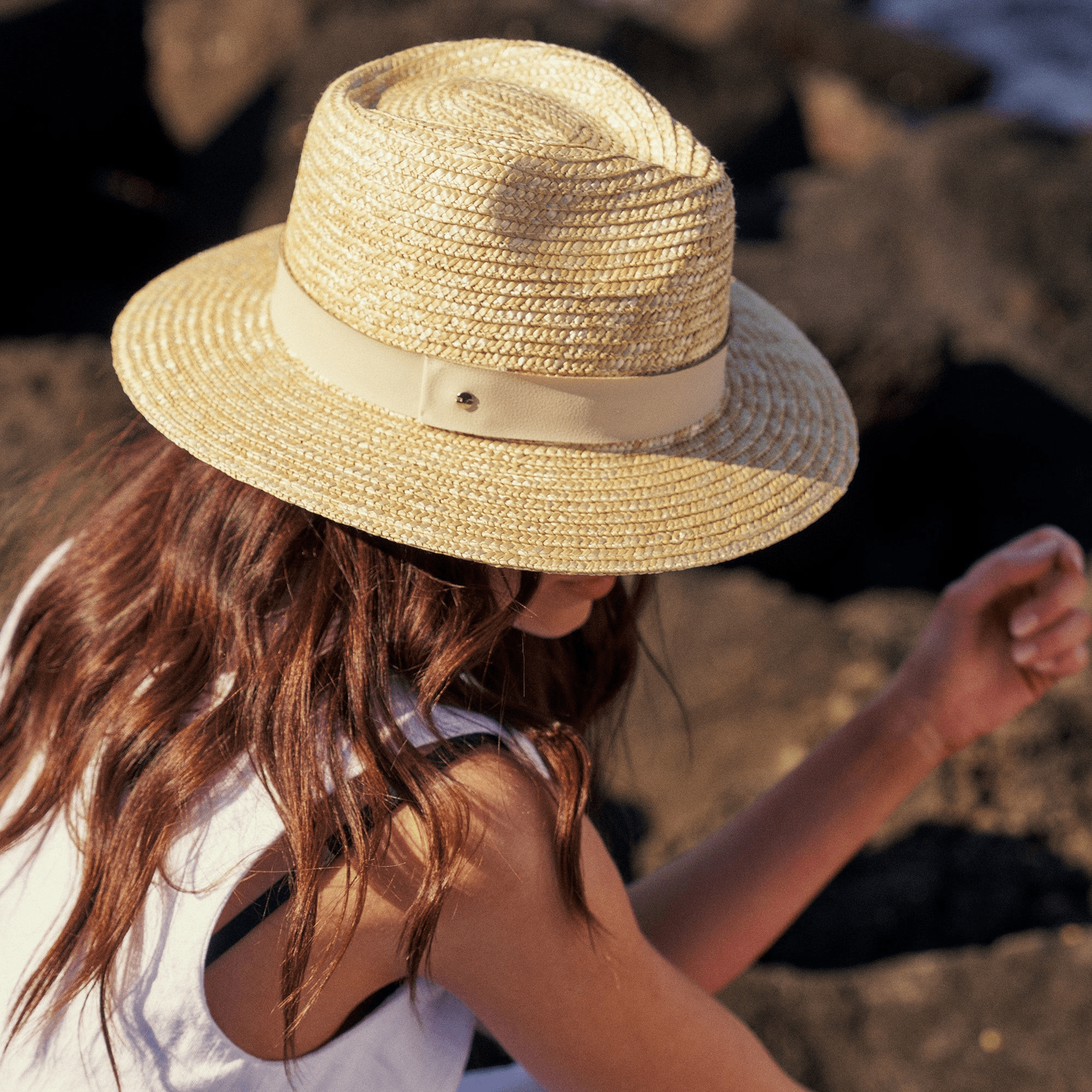 Zira Straw Fedora - Distractions Clothing
