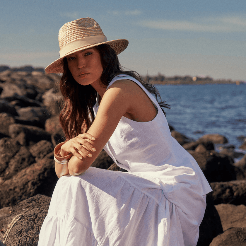 Zira Straw Fedora - Distractions Clothing