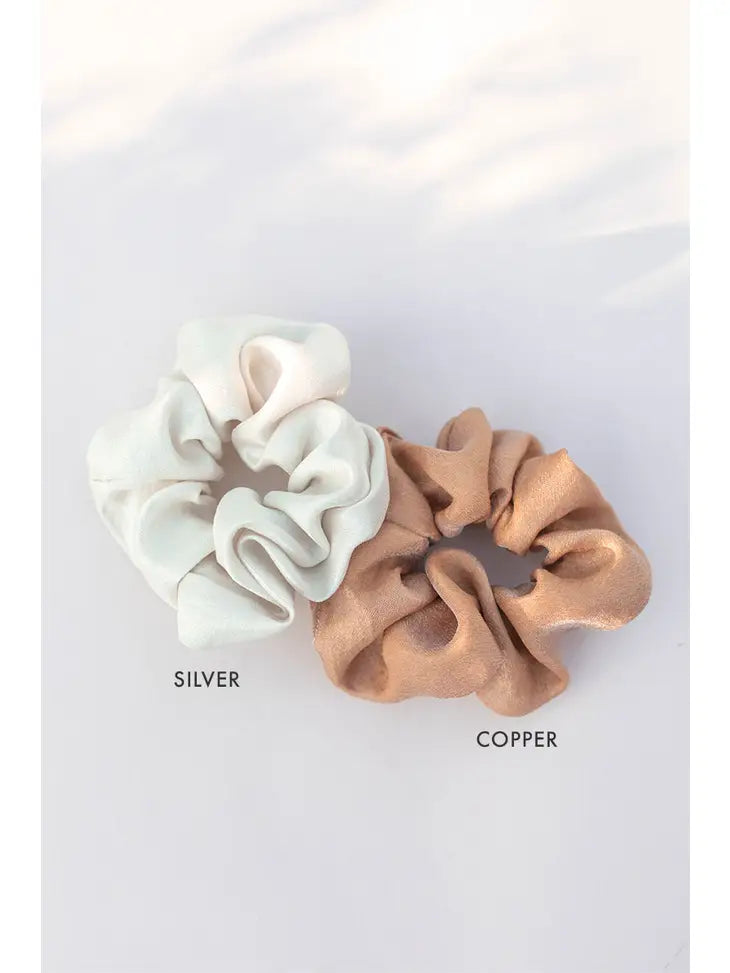 Copper Sheen Scrunchie