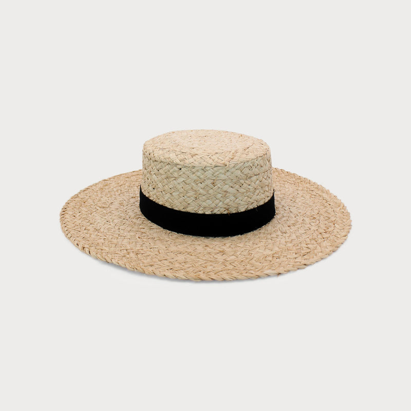 Tibooburra Raffia Boater Hat