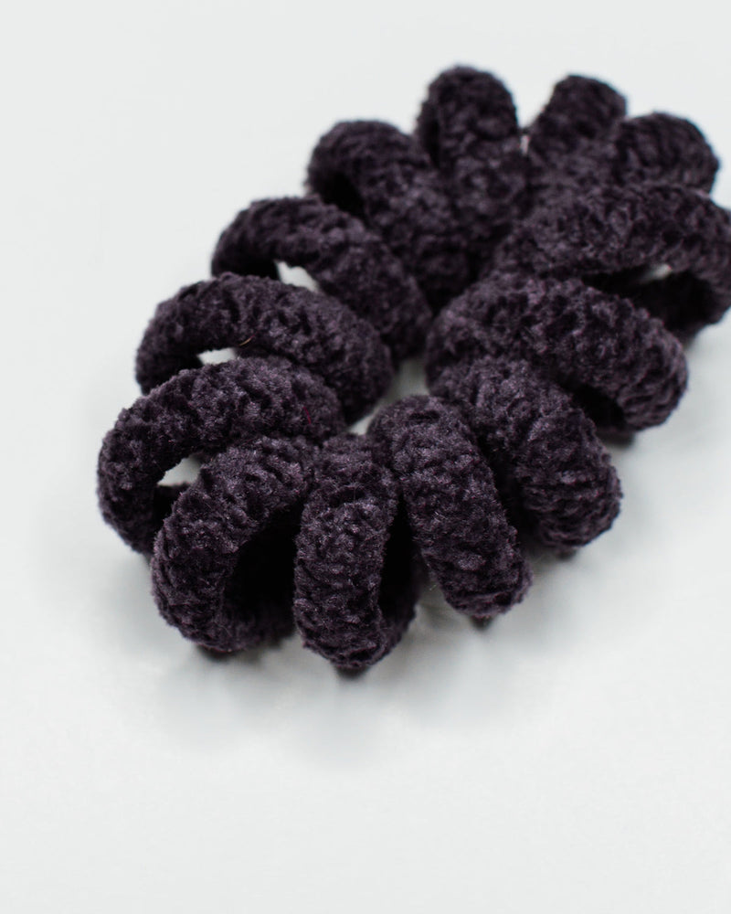 Knitted Curly Scrunchie