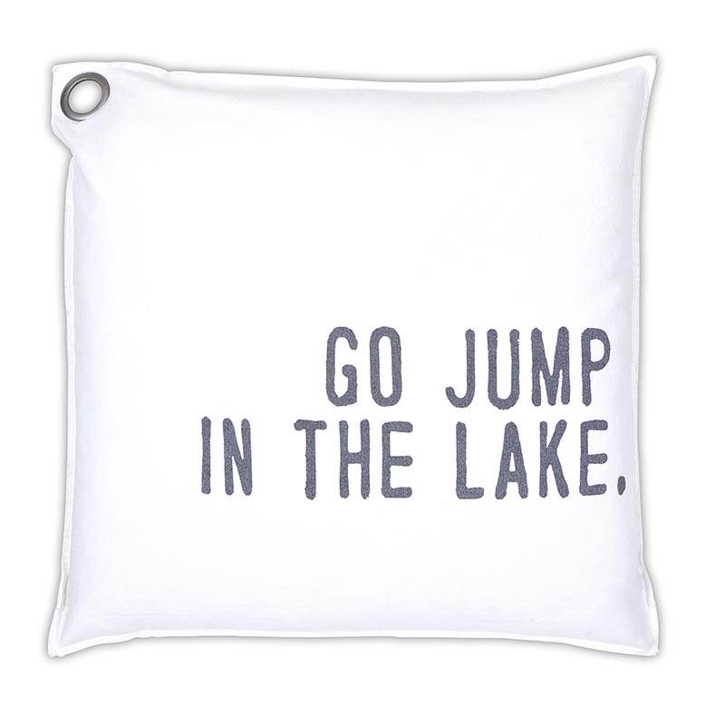 Jump In The Lake Pillow