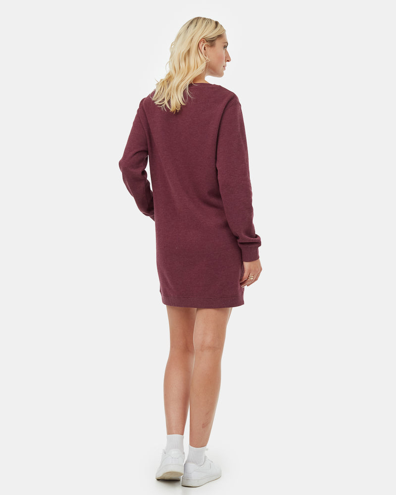 Fleece Crew Sweater Dress