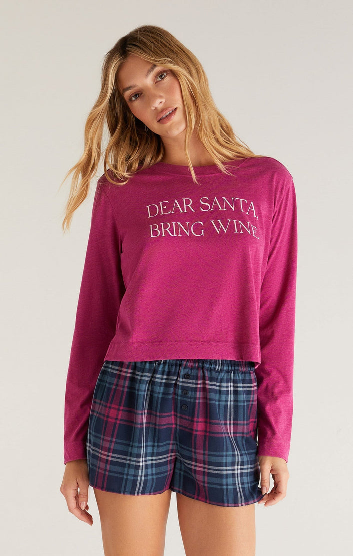 Bring Wine Long Sleeve - Distractions Clothing