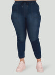 Curvy Indigo Jogger - Distractions Clothing
