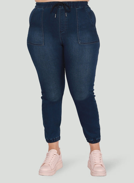 Curvy Indigo Jogger - Distractions Clothing