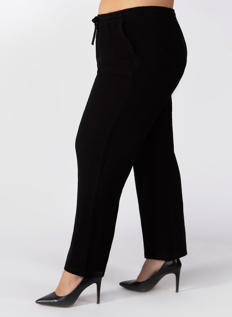 Curvy Waffle Knit Pant - Distractions Clothing